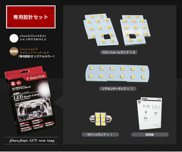 LEDルームライトセット　3台 CX-3 LEDルームランプ セット 3chip SMD cx-3専用設計 (専用ドライバー付)