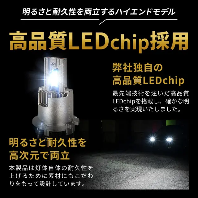 汎用 純正HID車両交換 LED ヘッドライトバルブ 2p HID 交換 LED