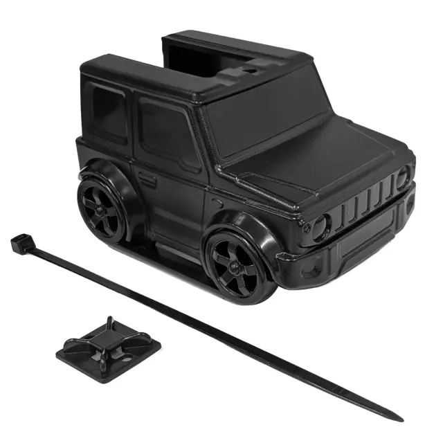ジムニー ジムニーシエラ ジムニーノマド JB64 JB74 JC74 アンテナマスコットカバー （当社オリジナル商品） アンテナ周りのアクセント ミニカー かわいい 簡単装着 アクセサリー カスタム ドレスアップ AES スズキ