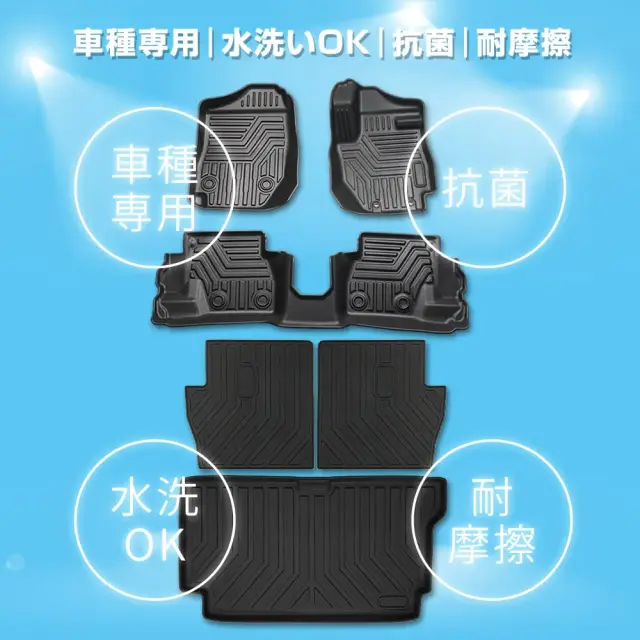 ジムニーノマド JC74 3Dフロアマット 運転席助手席と2列目 2列目背面