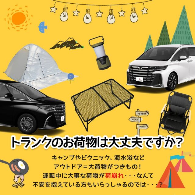 アルファード ヴェルファイア 40系 専用 ラゲッジネット 車内