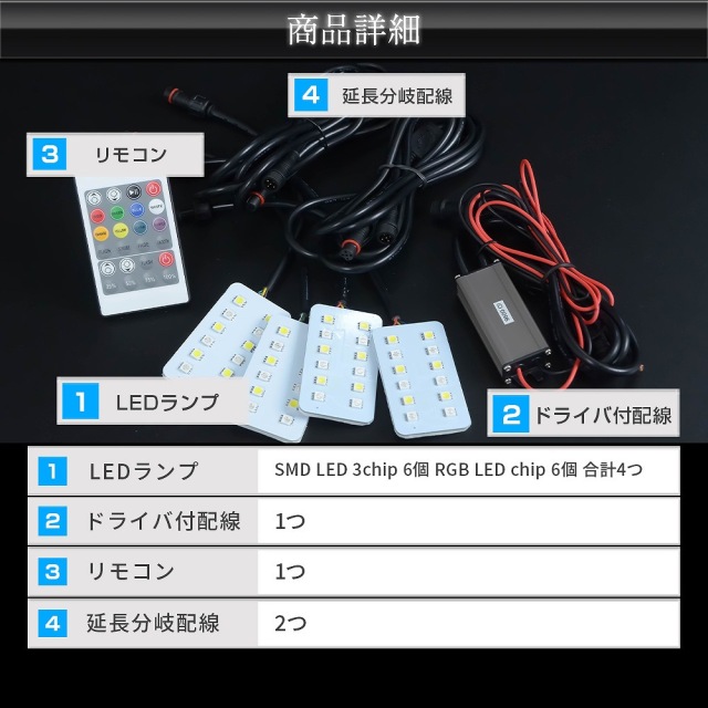 新型 アルファード ヴェルファイア 40系 専用 RGB フットランプ
