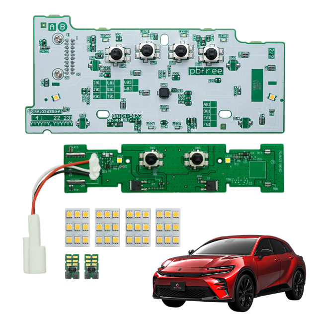 なな　４本　箱入 クラウン スポーツ 専用 LED ルームランプ 標準車 パノラマルーフ装着