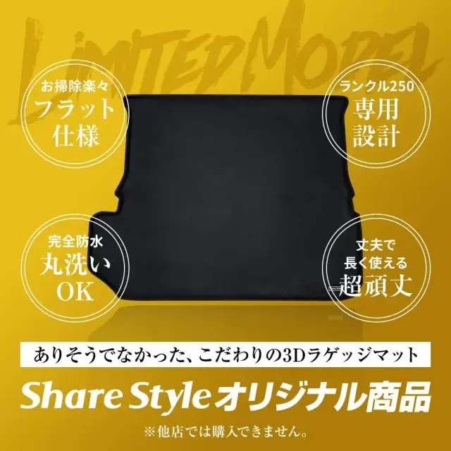 ランクル 250 3D ラゲッジマット (当社オリジナル商品