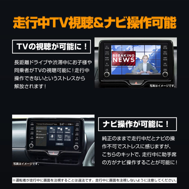 ランドクルーザー 250 専用 テレビキャンセラー TVキット TV DVD