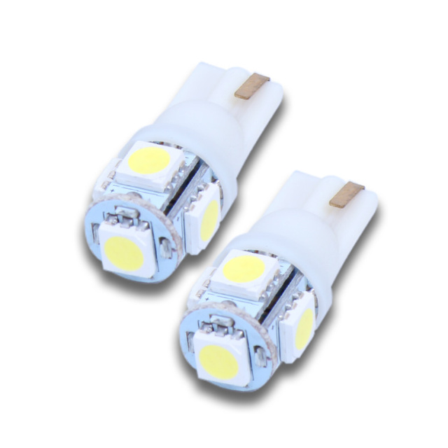 【まとめ割引対象商品】 RAV4 50系 LED ウェルカムランプ 2P ホワイト ブルー 明るい 純白 青色 発光 ドアミラー トヨタ T10 5連 【ゆうパケ送料無料】