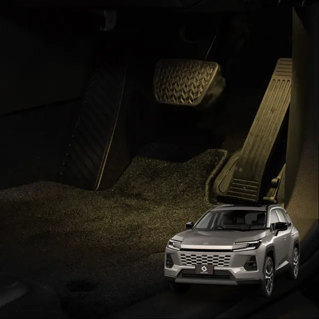 【まとめ割引対象商品】 RAV4 60系 LED フットランプ 2p 運転席 助手席 インナーランプ 明るい 足元 ライト ホワイト ブルー ピンク レッド アイスブルー グリーン ゴールド インテリア ドレスアップ トヨタ 【ゆうパケ送料無料】