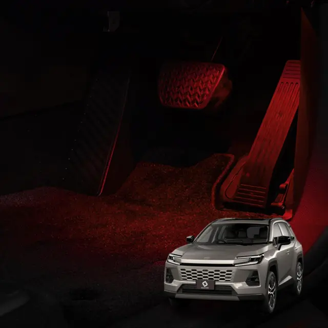 【まとめ割引対象商品】 RAV4 60系 LED フットランプ 2p 運転席 助手席 インナーランプ 明るい 足元 ライト ホワイト ブルー ピンク レッド アイスブルー グリーン ゴールド インテリア ドレスアップ トヨタ 【ゆうパケ送料無料】