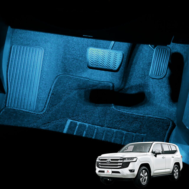 ランドクルーザー 300系 専用 LED フットランプ 2p 運転席 助手席