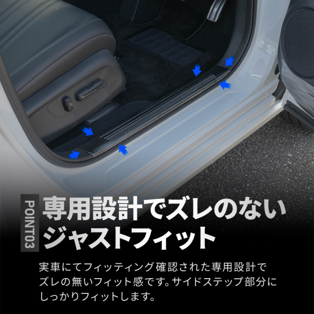 ZR-V RZ3 RZ4 RZ5 RZ6 スカッフプレート ステンレス 傷防止 ドレス