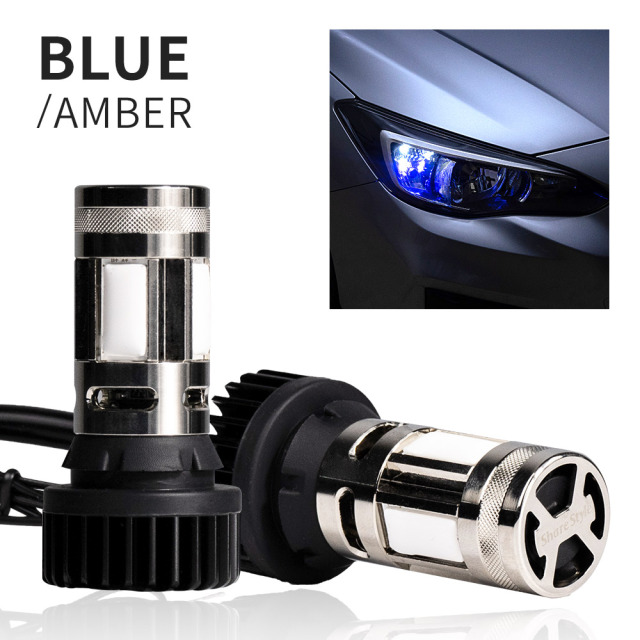 2色切替可能 ハイフラ抵抗内蔵 ステルスウインカーランプ [0]【T20-デイライトブルー】