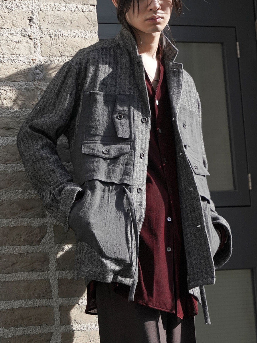 Sasquatchfabrix. "“A PIECE OF CLOTH PK” UTILITY SHIRT"