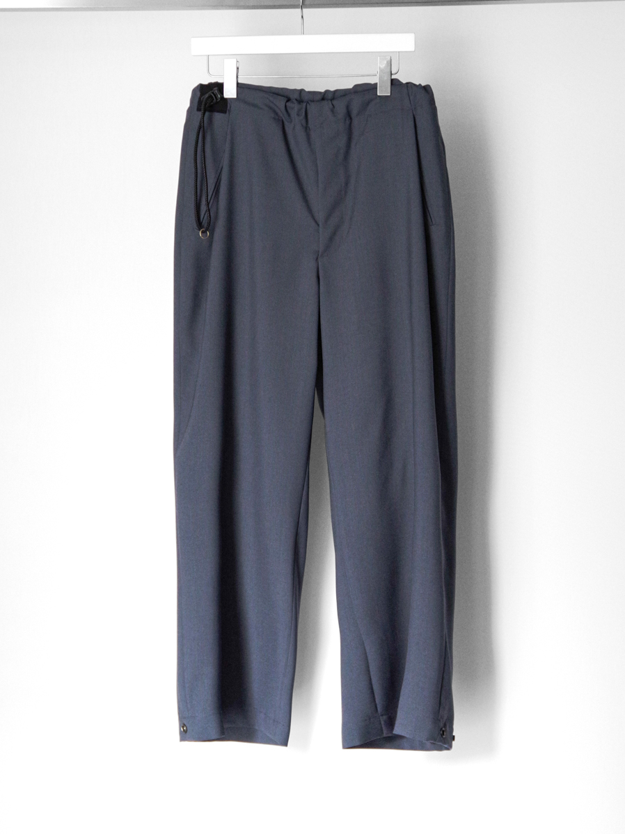 ANTHEM A "WASHABLE WOOL NO-BRAINER PANTS" - FOG NAVY