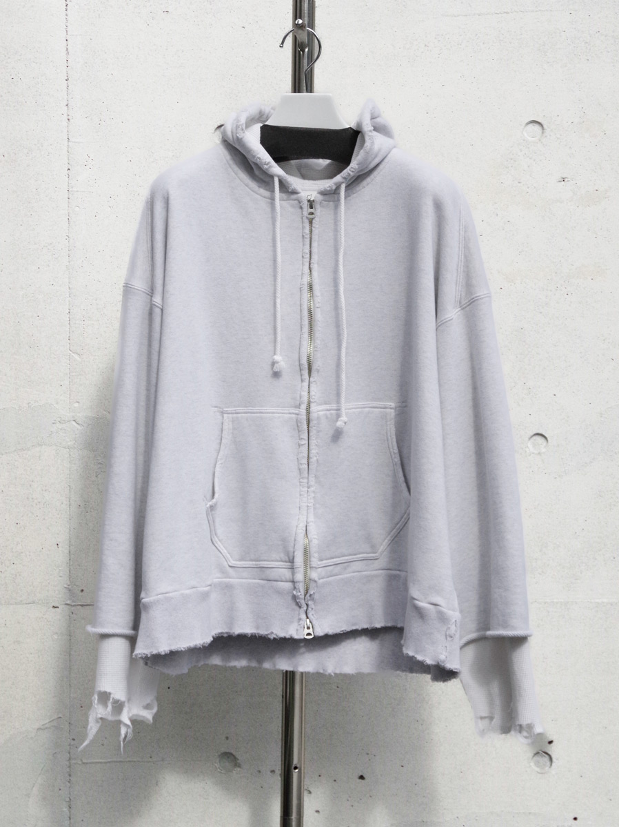 ANCELLM "ZIP-UP HOODIE" - WHITE