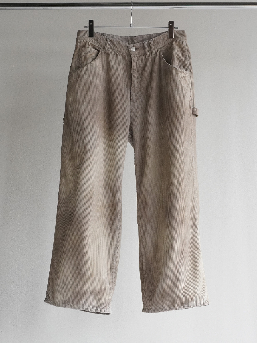 24aw VELVETEEN PAINTER PANTS アンセルム 2024AW】 ANCELLM (アンセルム) 