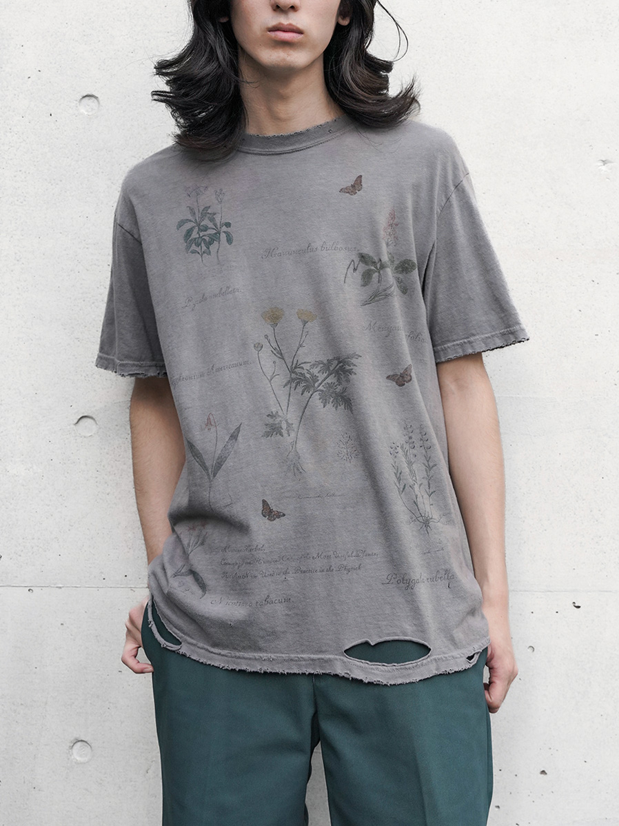 ANCELLM "BOTANICAL T-SHIRT" - PEPPER