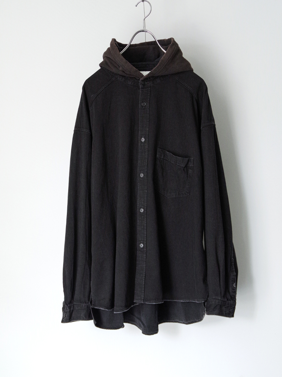 25ss ANCELLM HOODIE SHIRT アンセルム　フーディーシャツ 2025AW】 ANCELLM (アンセルム) 