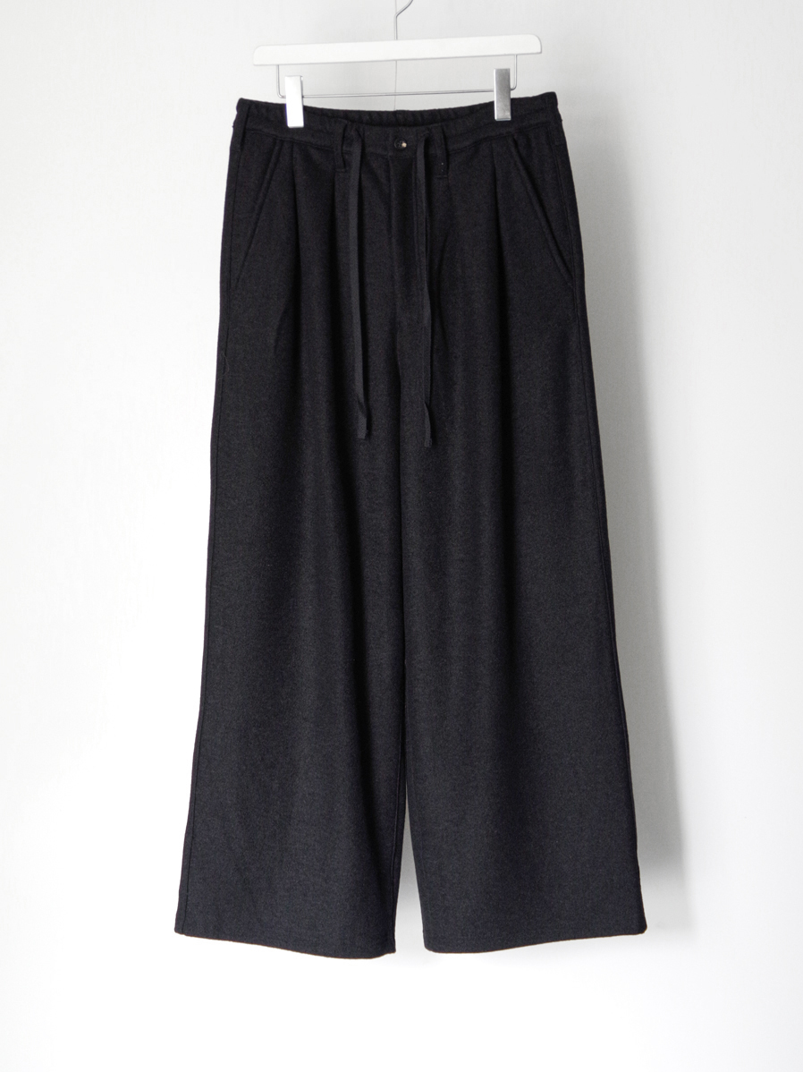 パンツ ancellm 25SS SUEDE WIDE TUCK SLACKS パンツ ancellm 25SS SUEDE WIDE TUCK SLACKS ANCELLM 25SS 新作