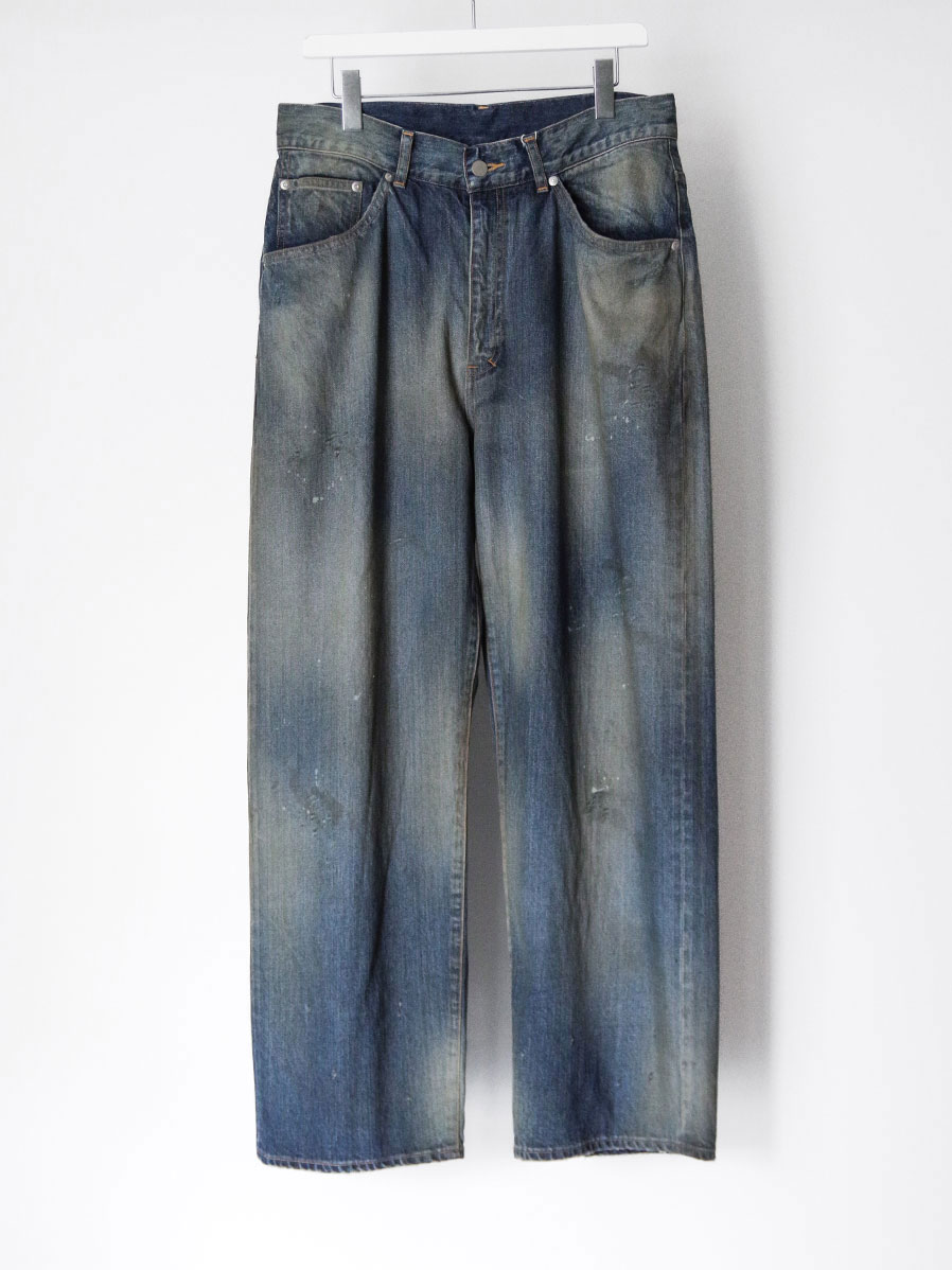 ANCELLM タペルドデニムパンツ ブラック サイズ1 ANCELLM】別注デニムが本日発売！ SELVEDGE TAPERED 5P DENIM