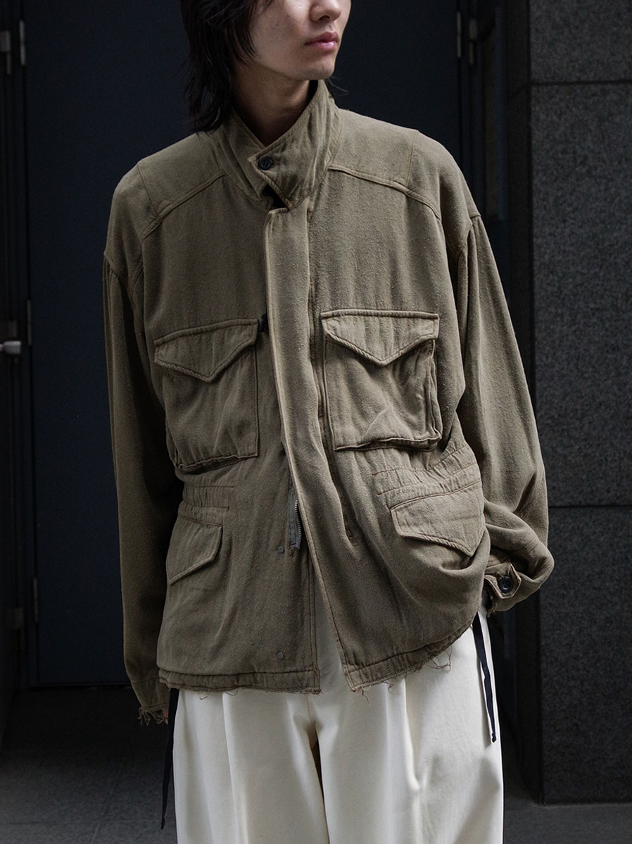 SUEDE SILK JACKET　ANCELLM 2025AW】 ANCELLM (アンセルム) 