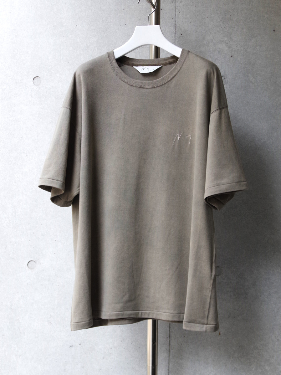 ANCELLM "UNEVENNESS SS T-SHIRT" - SAND