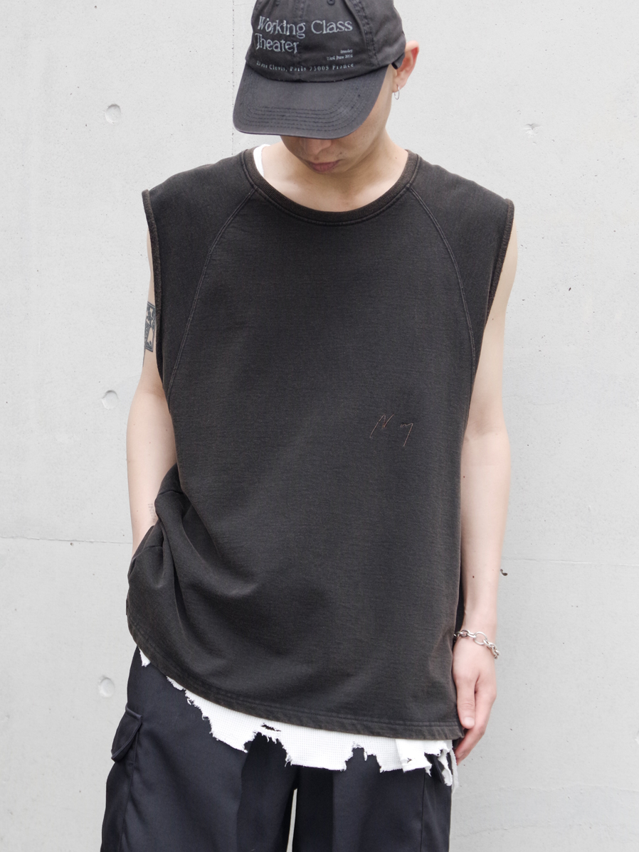 ANCELLM/アンセルム/EMBROIDERY DYED T-SHIRT | GARDEN