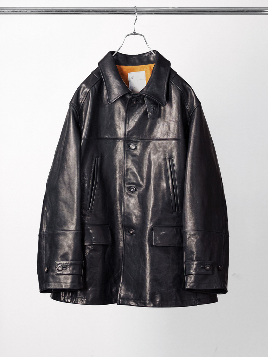 ANCELLM "H.L HALF COAT" - BLACK