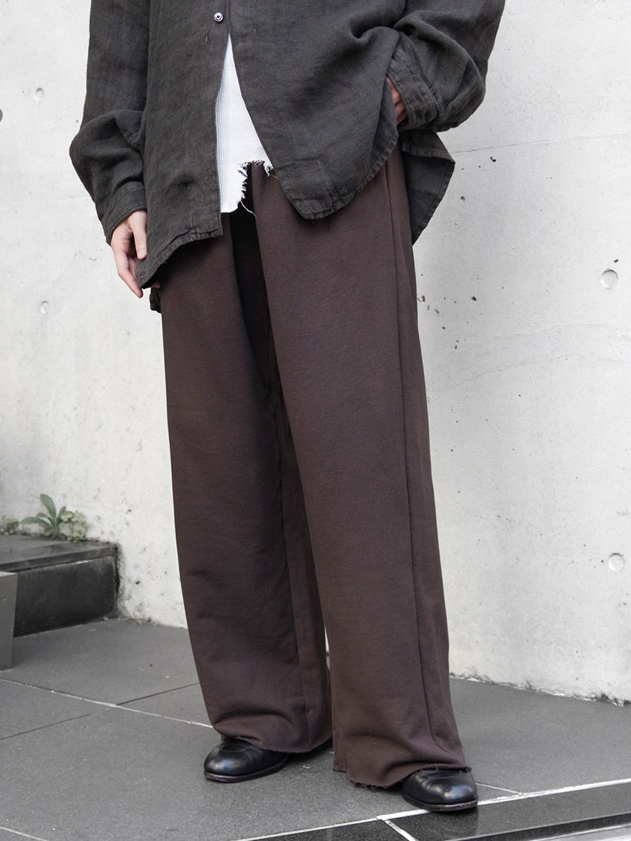 ANCELLM "SWEAT SLACKS" - BROWN