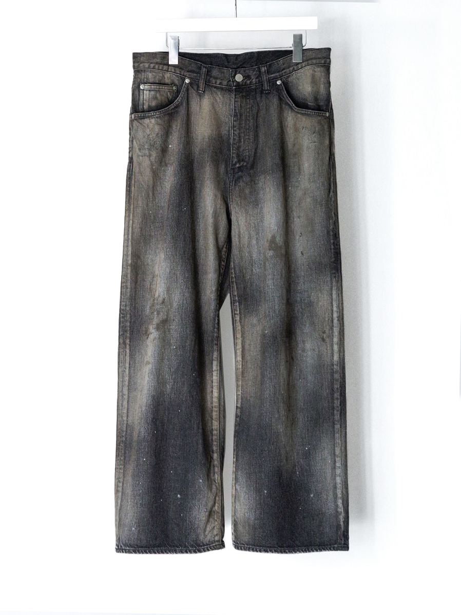 パンツ ANCELLM AGING STRAIGHT 5P DENIM PANTS ANCELLM（アンセルム）】AGING TAPERED 5P DENIM PANTS –I