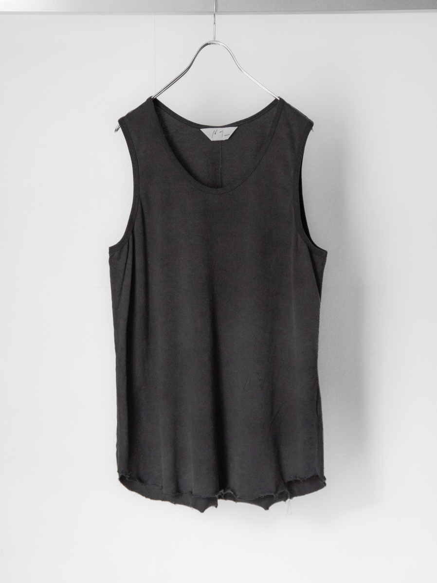 ANCELLM "UNEVENNESS TANK TOP" - BLACK