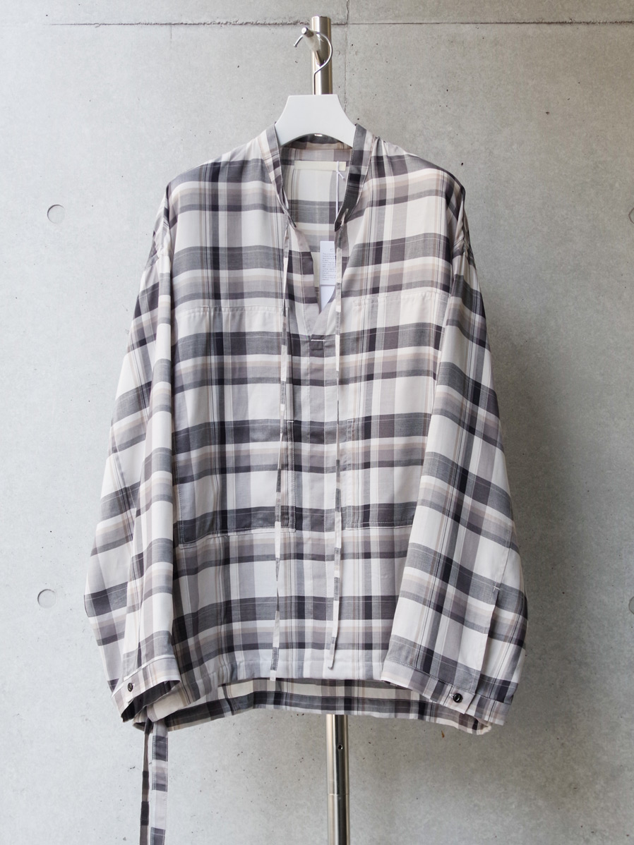 ANEI "RIBBON TUNIC PLAID" - NATURAL PLAID