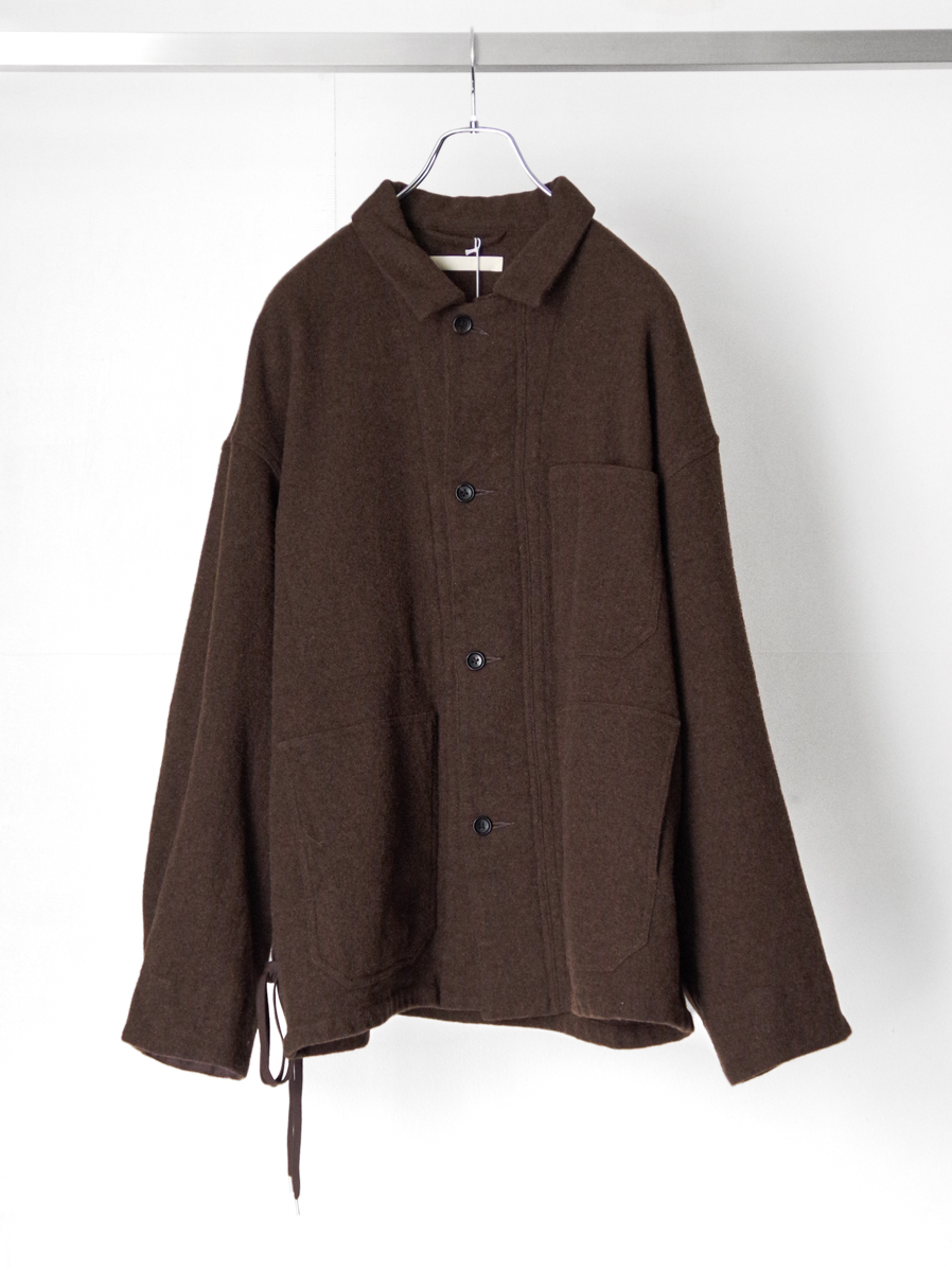 ANEI "F.E.W CHORE JKT TWEED" - DK.BROWN