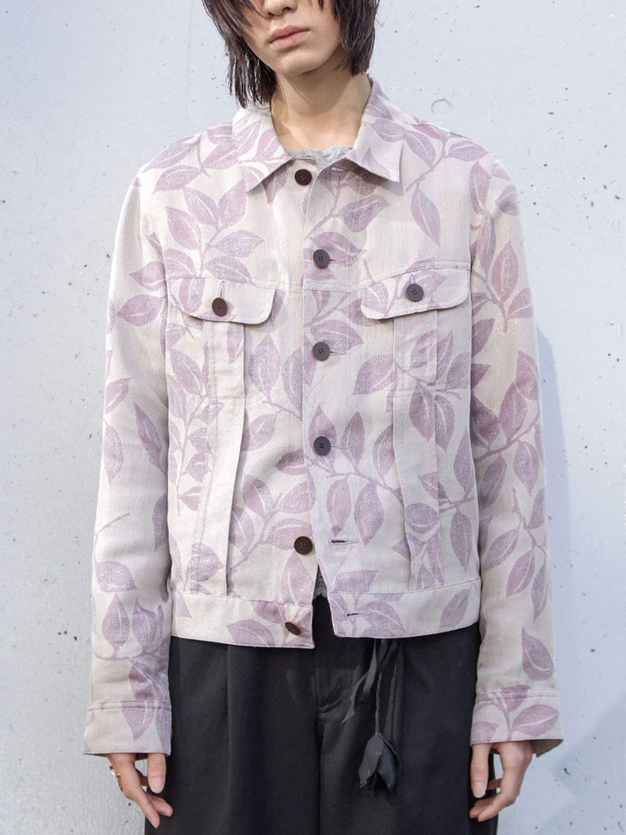 BED J.W. FORD "JACQUARD BLOUSON" - PURPLE