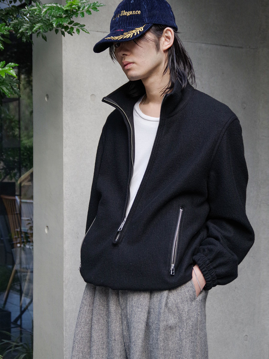 GALERIE VIE シェイプメモリーウェザー タックヘムブルゾン GALERIE VIE シェイプメモリーウェザー タックヘムブルゾン