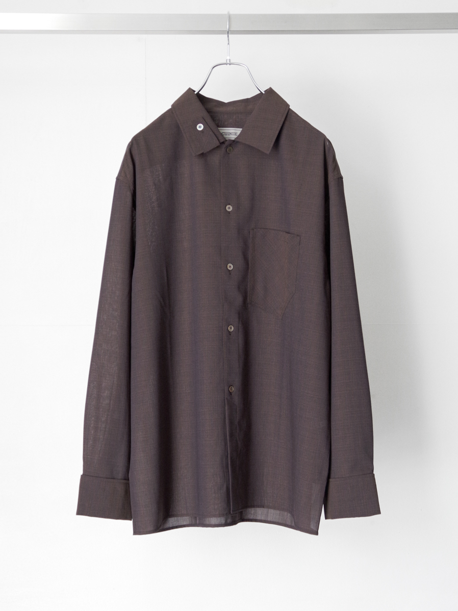 CUINIIE "side wrinkle shirt"