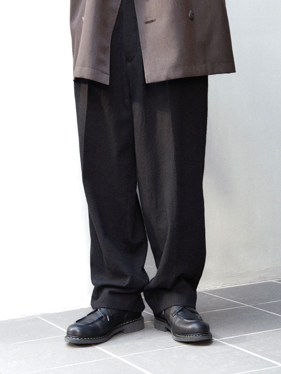 希少 ANEI F.E. 2-TUCK SLACKS W/C スラックスパンツ