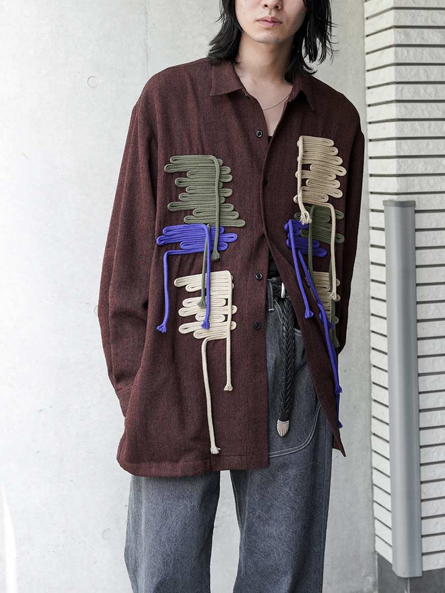 EMAM "REGULAR COLLAR CODE SHIRT" - BROWN