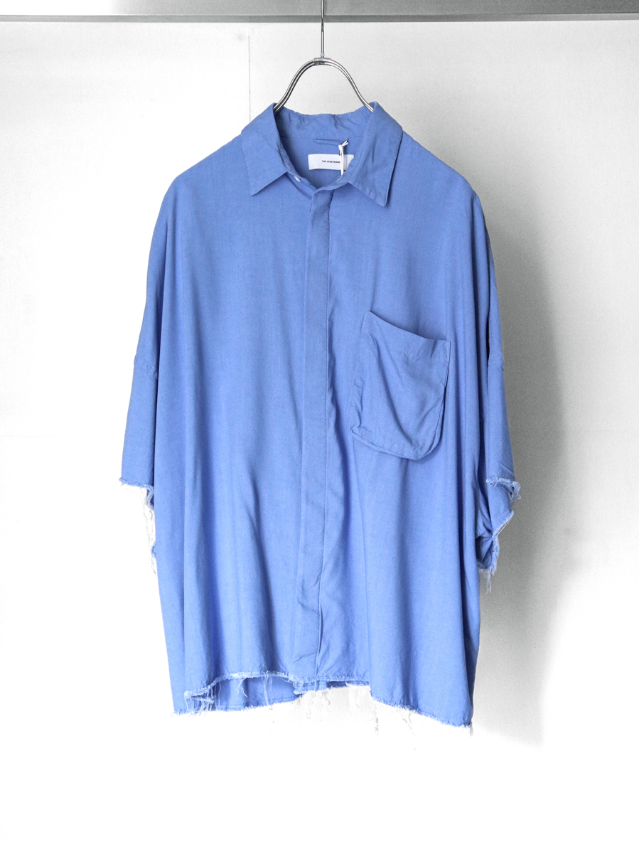 THE JEAN PIERRE "Signature 11XL SS Shirt(RAYON)" - SAX