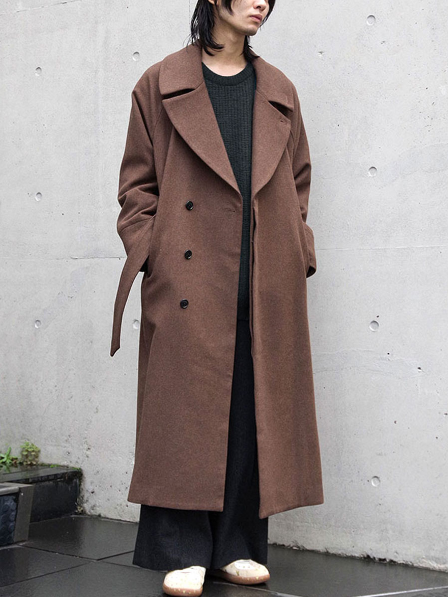 【極美品】juha ユハ BELTED OVER COAT JUHA (ユハ) 