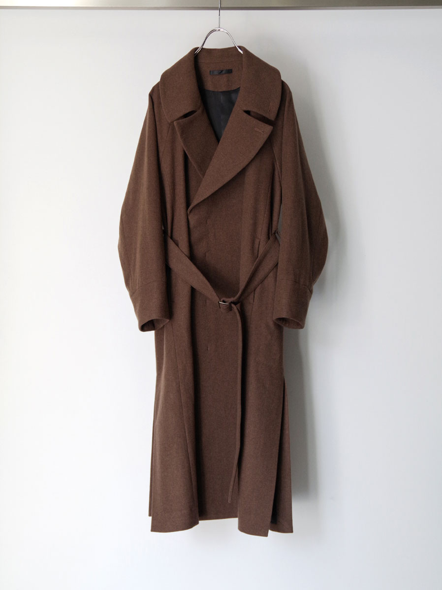 【極美品】juha ユハ BELTED OVER COAT JUHA (ユハ) 