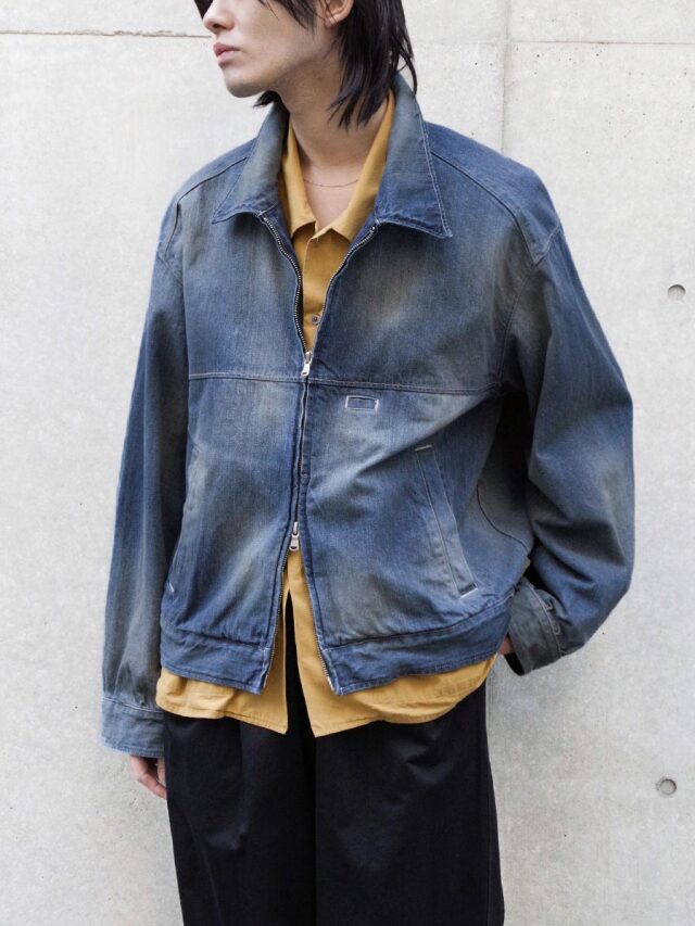 ANCELLM "DENIM ZIPUP JACKET" - INDIGO