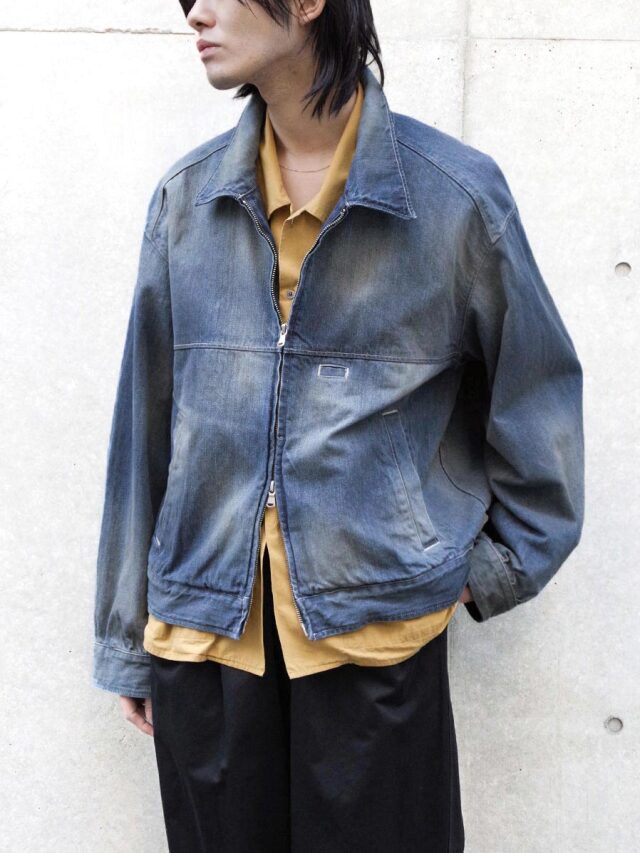 ANCELLM "DENIM ZIPUP JACKET" - INDIGO