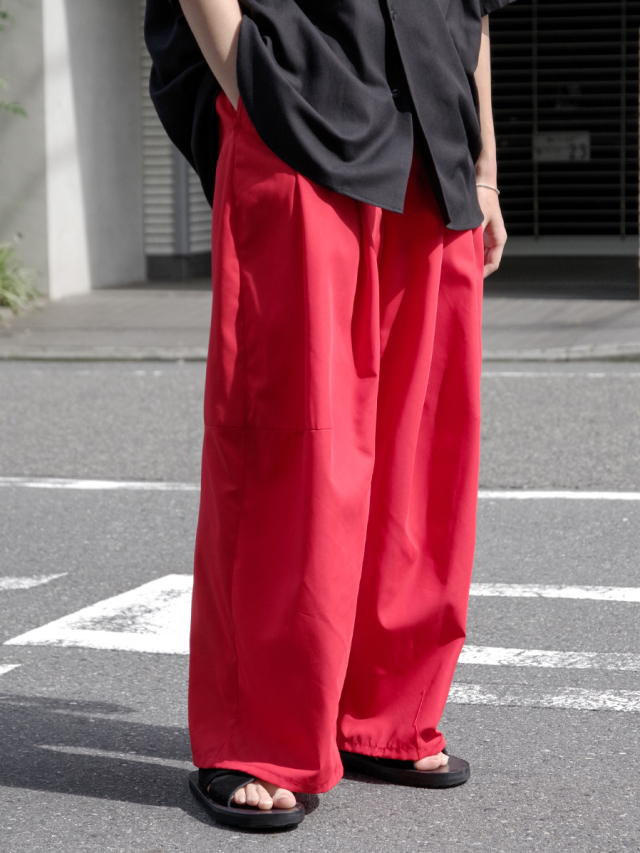 shinya kozuka 袴パンツ baggy pants 赤 SHINYAKOZUKA（シンヤコヅカ） 