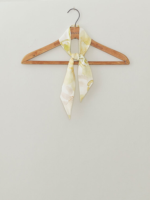 MASU "GRANNY SCARF" - WET WHITE
