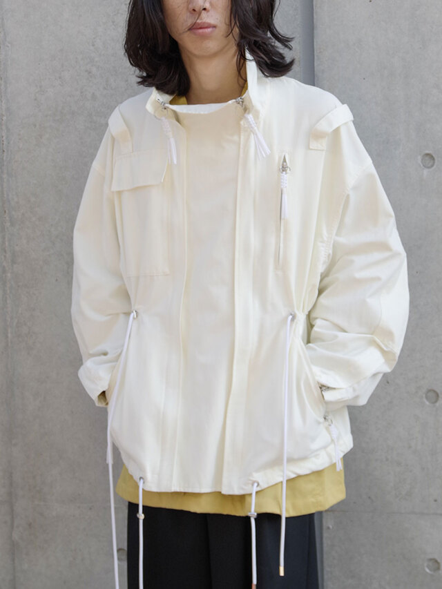 ALMOSTBLACK "MILITARY FLIGHT JACKET" - WHITE