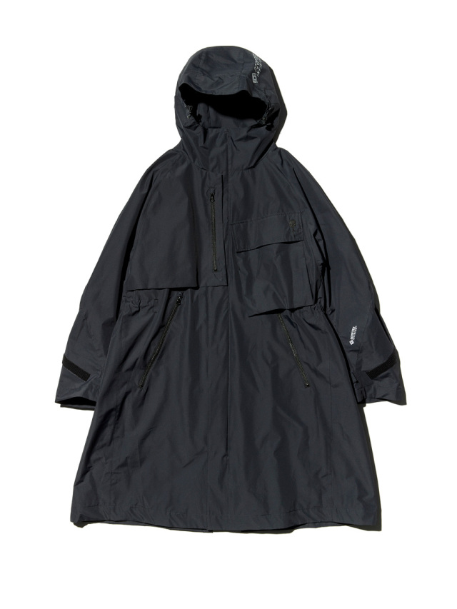 D-VEC × ALMOSTBLACK "GORE-TEX INFINIUM 2L HOODIE COAT"