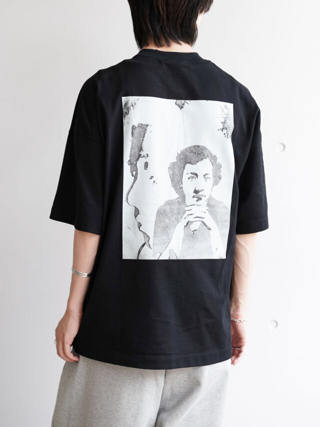 ALMOSTBLACK "PRINT T - "Study"" - BLACK