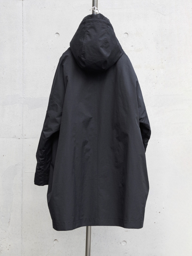 ALMOSTBLACK オールモストブラック　ノーカラーレイヤードコート ALMOSTBLACK コート ジャケット 「ALMOSTBLACK/オールモスト