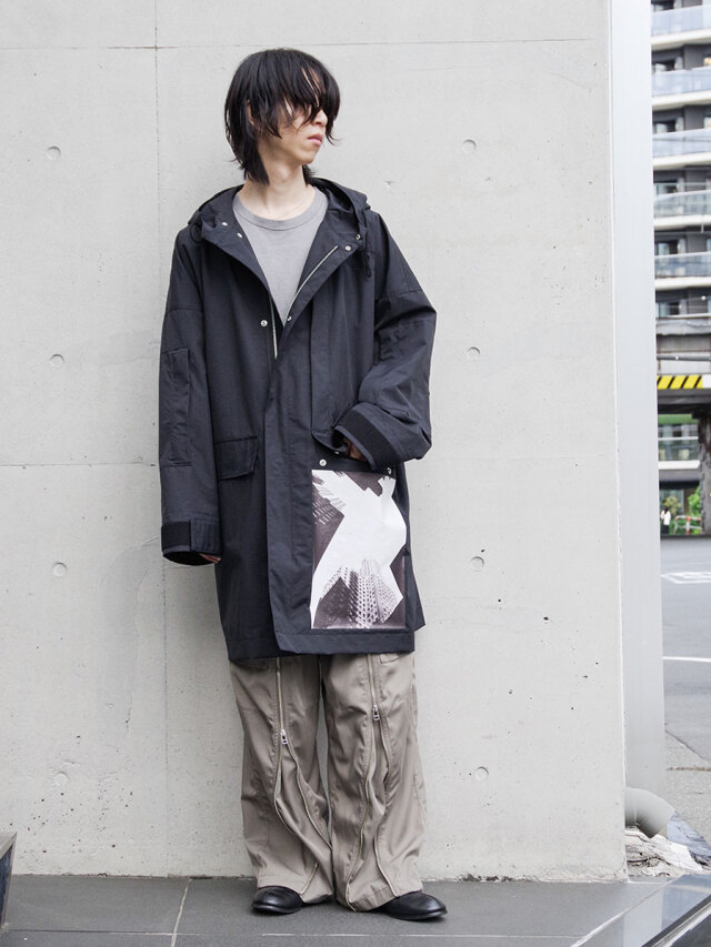 almostblack グラフィックモッズコート ALMOSTBLACK (オールモストブラック) 