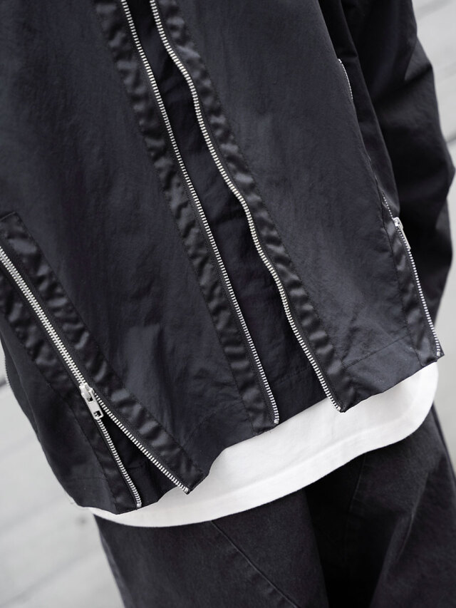 ジャケット・アウター ALMOSTBLACK  M65 ZIPPER BLOUSON BLACK ALMOSTBLACK M65 ZIPPER BLOUSON BLACK